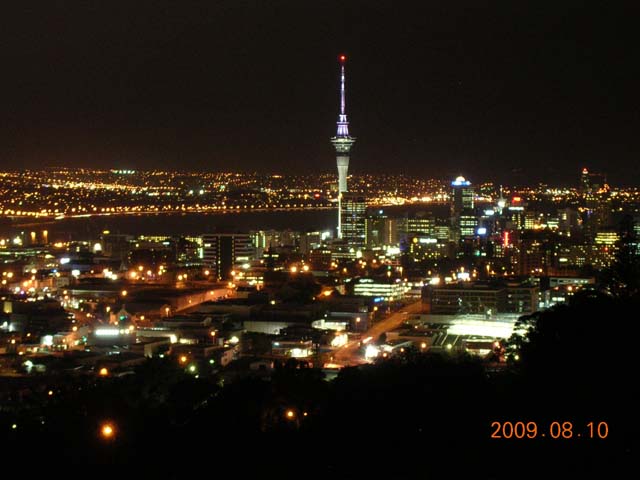 オークランドの夜景