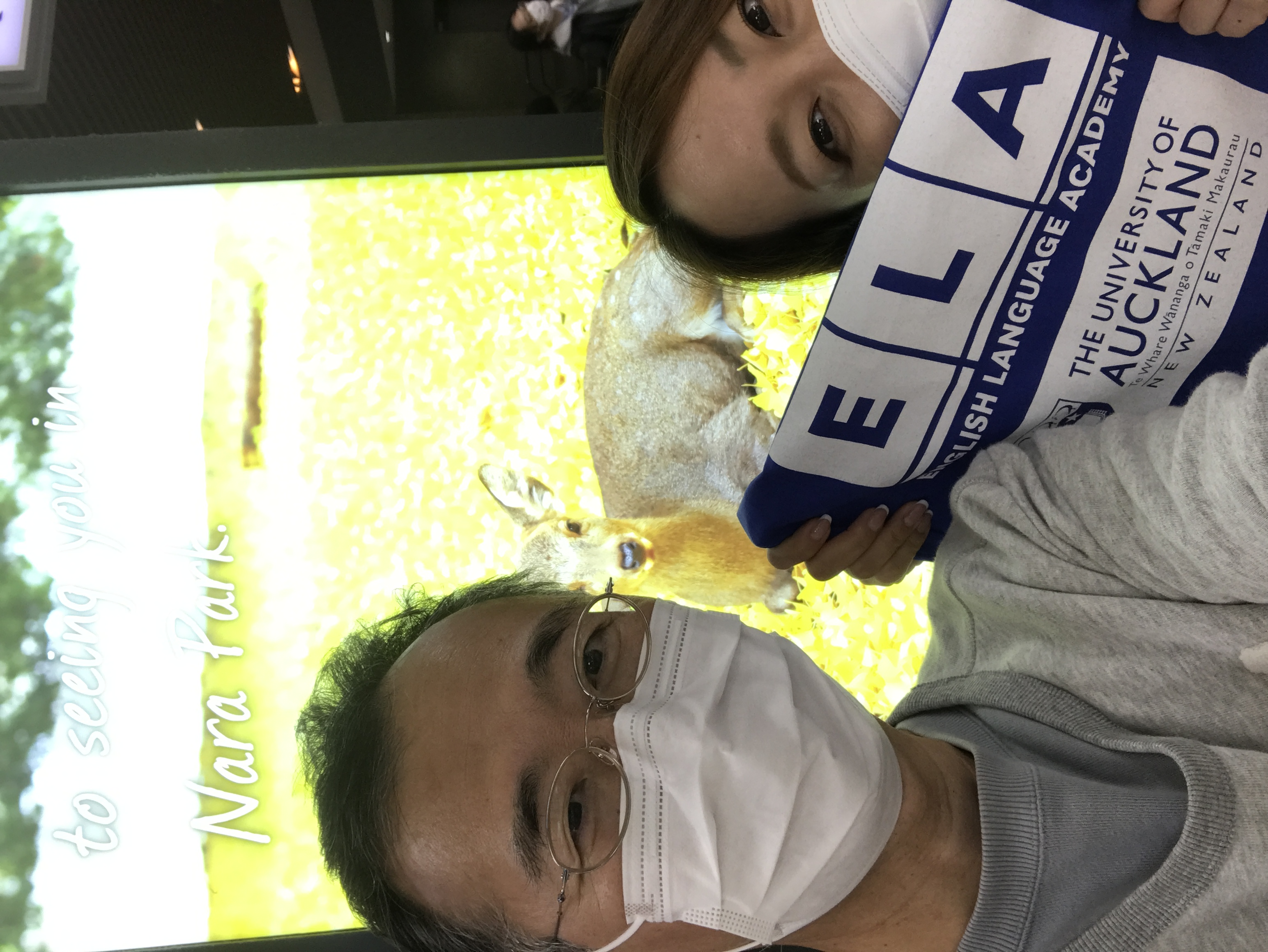 オークランド大学ELAのスタッフさんと