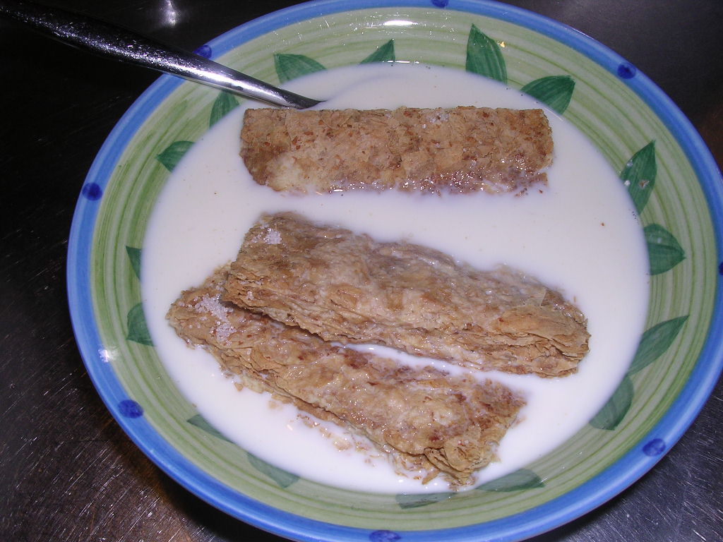 朝食のシリアル