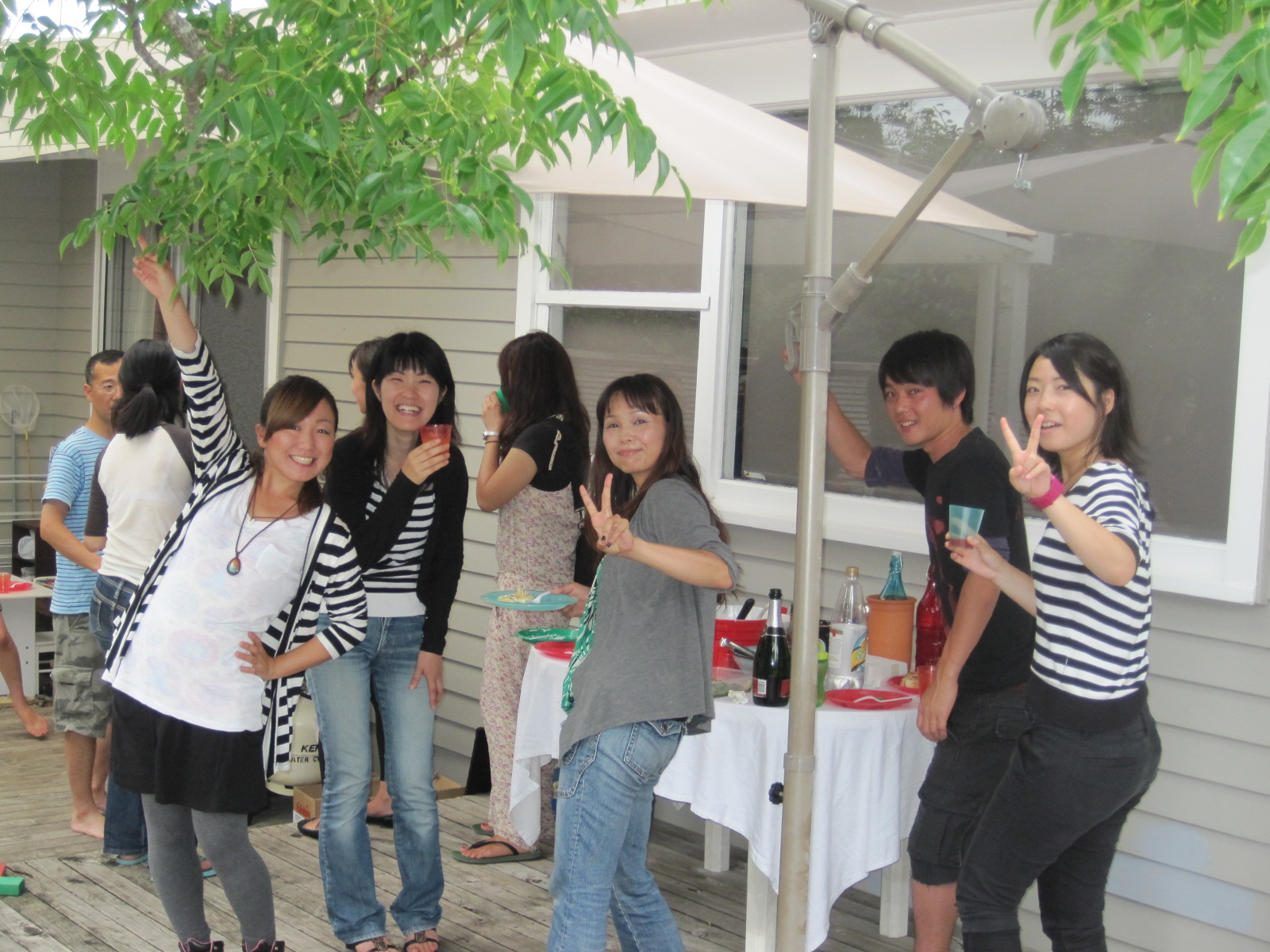 ホームパーティーの様子