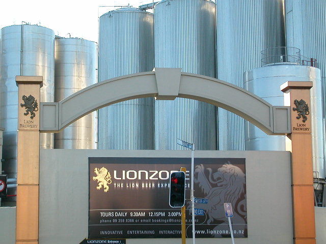 ライオンビールの工場