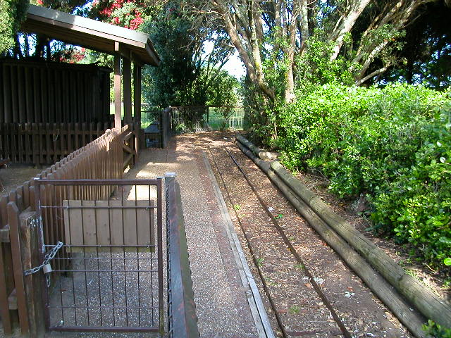 ミニトレインの駅