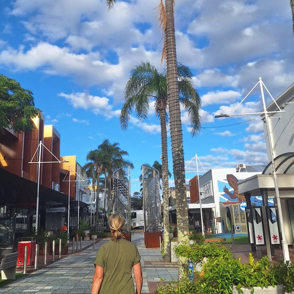 お店が立ち並ぶエリア