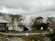 ロトルアの温泉地帯