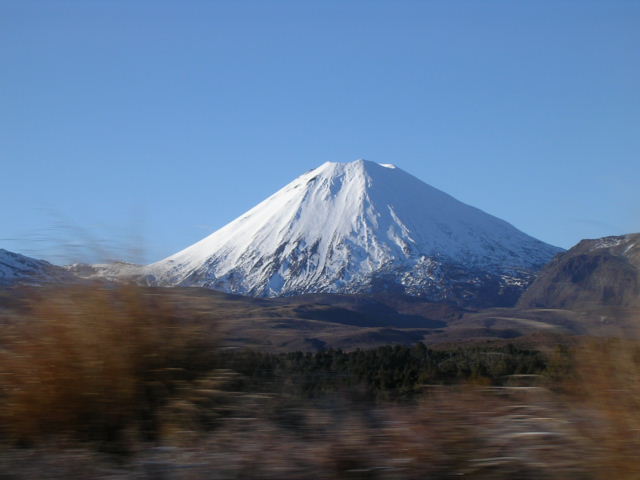 富士山のような形の山