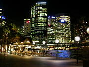 シドニー市街地の夜景