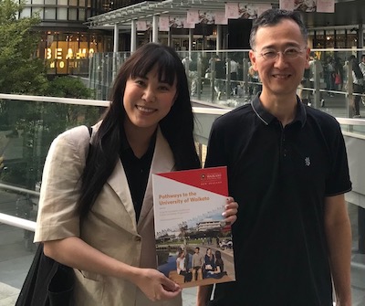ワイカト大学スタッフとミーティング