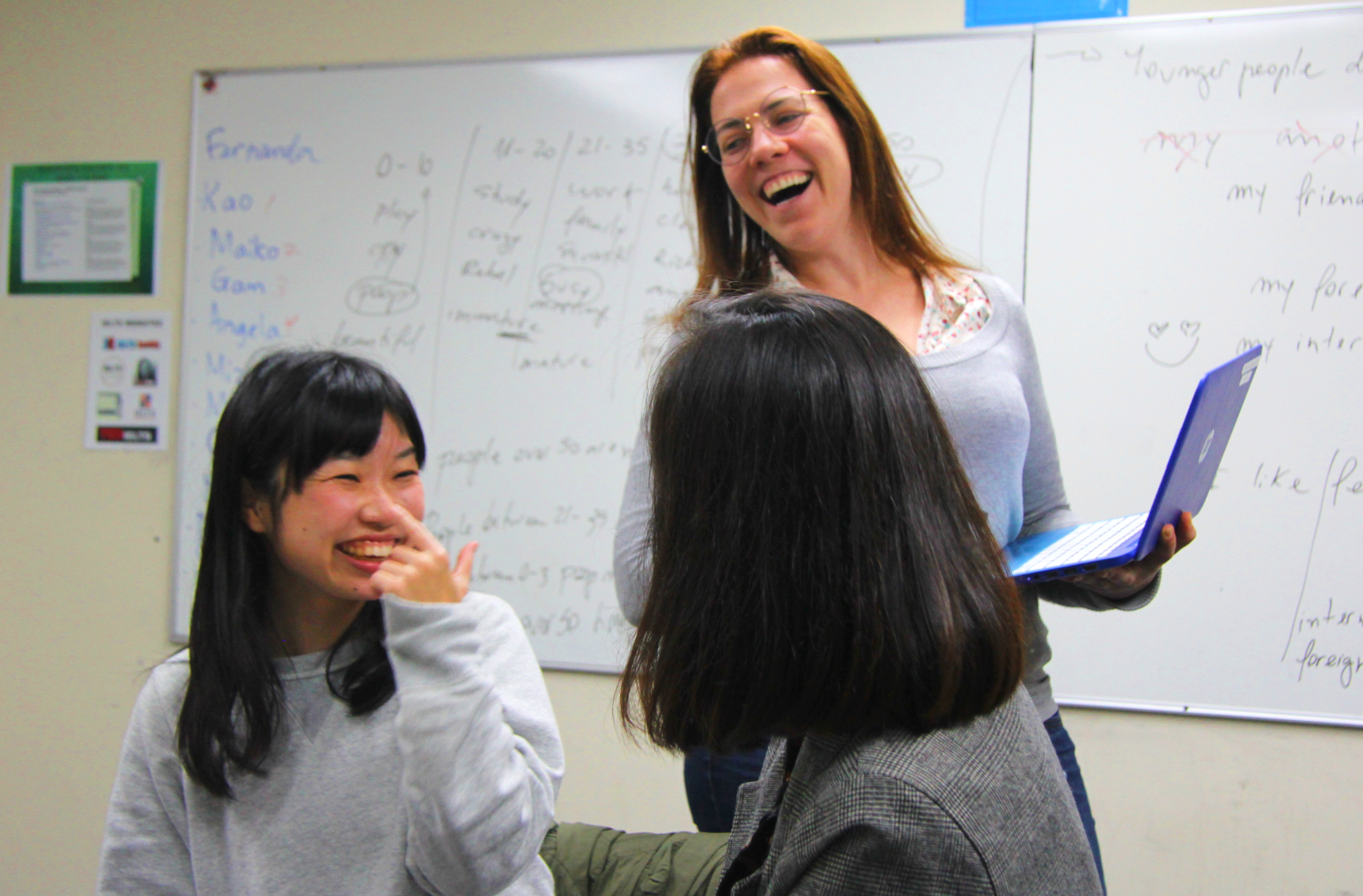 語学学校の授業風景